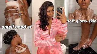 MY NIGHTTIME SELF CARE/ HYGIENE ROUTINE for looking and smelling GOOD ALL NIGHT + SOFT GLOWY SKIN!!