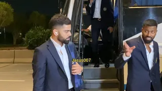 Virat Kohli, Rohit Sharma, Hardik Pandya Suryakumar Yadav & Team India At Airport.