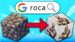 Recreé las Texturas de Minecraft con Imágenes de Google