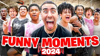 FUNNIEST MOMENTS OF MY BASKETBALL TEAM 2024!