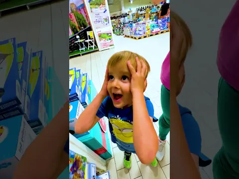 😱 El este foarte supărat 🤩 Upset at shopping Incredible ending #shorts