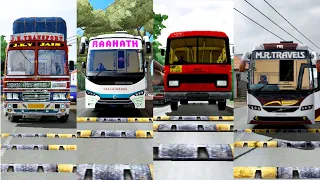 Indian Vehicle In Speed breaker (Capella,Tata,Volvo,Lorry & TNBus ) Tasting In Speedbraker