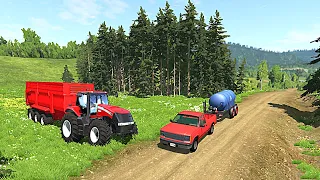 Farming Fails and Wins | Farming Accidents | Tough farm delivery| BeamNG.drive / Boom Beamng Boom