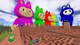 Giant Rainbow Labubu's maze Gmod EP 16