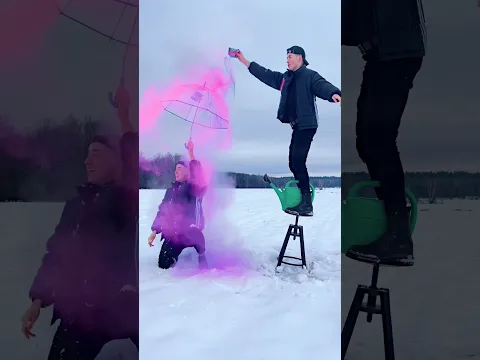 MAGIC snow umbrella tutorial ☂️❄️✨💖 Było mega kolorowo 🤭😍