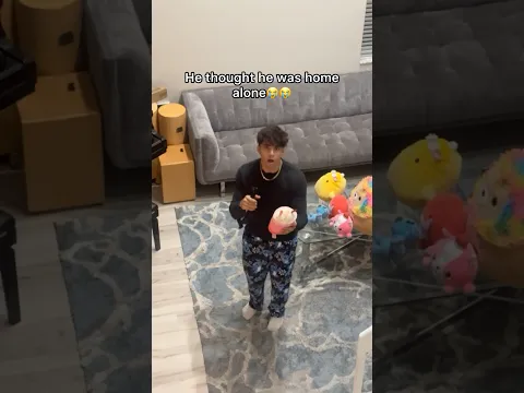 He Thought He Was Home Alone😭😭