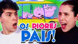 COLOCARAM A PEPPA EM PERIGO! | Reagindo a Peppa Pig ft. @thaissaballut