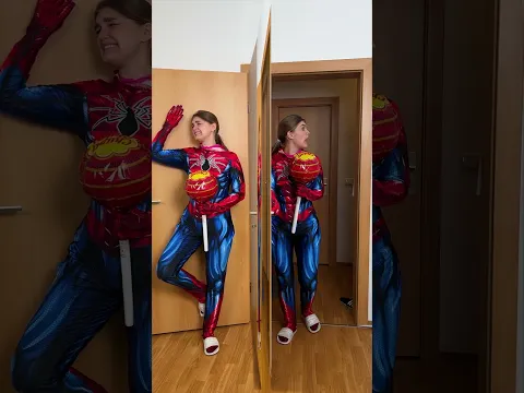 Spider-Girl Saved Lollipop#shorts by WOAH LIFE