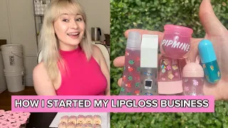 How I started my lipgloss business at 19 😱💞