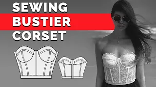 Sewing Bustier Corset | Pattern and Cutting | Free Corset Pattern