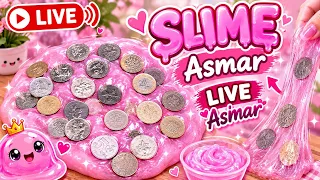 Slime live #ASMR  good morning🌹🌺