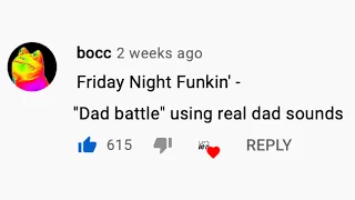 "Dad Battle" using real dad sounds - Friday Night Funkin'