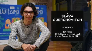Slava Guerchovitch - 1st Prize - 30th Roma International Piano Competition 2021
