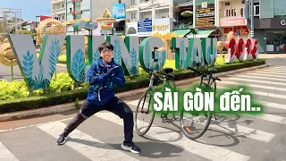 Thử thách đạp xe hơn 100km từ SÀI GÒN xuống VŨNG TÀU 🏖 | đảo khỉ và cá sấu