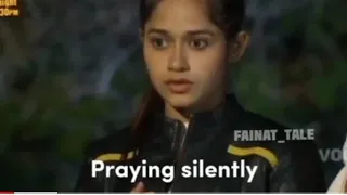 #Jannat praying for #faisu when he performed the stunt 🥺😌#FaiNat🧿 #friendship 🧿