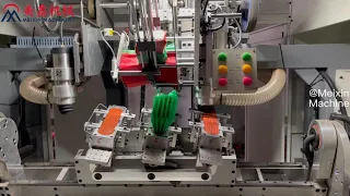 Newest High-speed 5-axis 2-drilling 1-planting broom machine