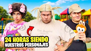 24 HS SIENDO NUESTROS PERSONAJES || Franco Gomez 