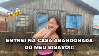 ENTREI NA CASA ABANDONADA DO MEU BISAVÔ!! *foi assustador?*