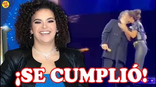 Lucerito Mijares, su Madre Besa a Mijares tras Ponerlo Nervioso