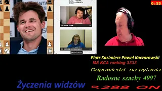 #Szachy. Psychologiczne szkolenie szalonego jutubera(25). SR 070. RS.4997
