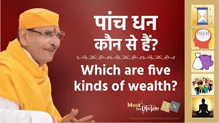 पांच धन कौन से हैं? | Which are five kinds of wealth? | Meet The Divine | Sudhanshu Ji Maharaj