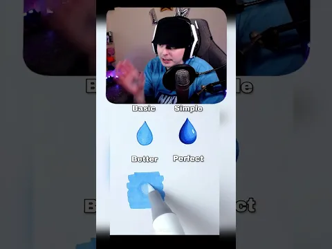 Diferentes maneras de dibujar una gota 💧