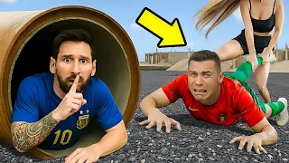 Messi & Mbappe Ruin the Wedding of Ronaldo and the Female Assassin Jason Voorhees  - Olala Football