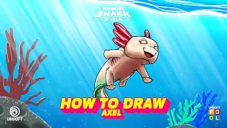 Hungry Shark | How to draw Axel