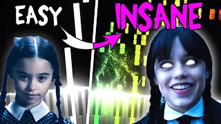 Wednesday Theme | EASY to INSANE