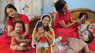 7 Month Baby Daily Routine | রুহির Daily Routine 🧚‍♀️🧜‍♀️👸