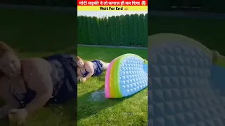 Moti ladki ne to sabko heeran kar diya 😨||