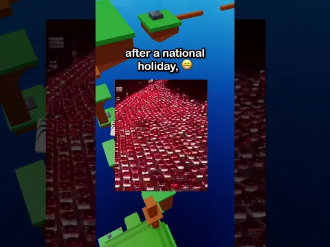 Millions Stuck In China Traffic Jam 😭🙏#roblox #robloxrant #rblx #relatable