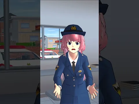 LANSUNG DIBAWA POLISI NYA KARENA CANTIK 😍 #sakuraschoolsimulator #sakura #viral #shorts #beranda