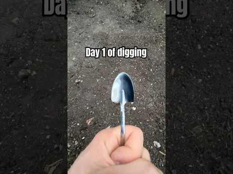 Digging secret bunker with spoon