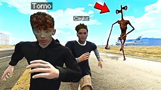 SIREN HEAD CHASED US In GTA 5 RP..