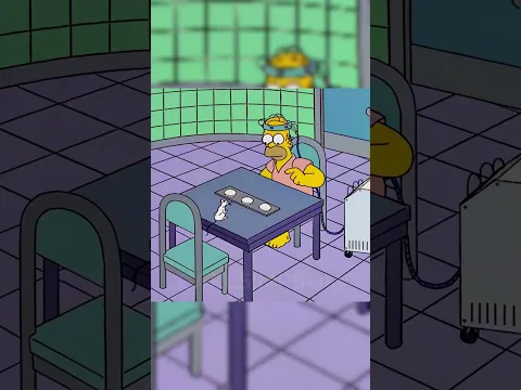 HOMERO LIBERA SU 100% DE CAPACIDAD CEREBRAL? #thesimpsons #edit #shorts #humor #like