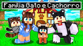 AMOR de GATO e CACHORRO - FILME no Minecraft ◂Miika▸