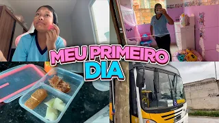 MEU PRIMEIRO DIA DE AULA SENDO MÃE AOS 14 ANOS