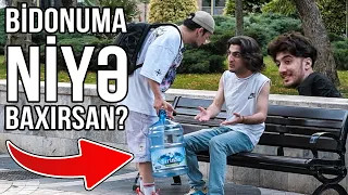 Bidon Sizdən Düşüb ? BAKIDA SOSYAL PRANK / Tarqovu / @Nasirovsahil
