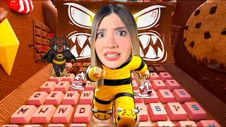 SOBREVIVÍ AL TSUNAMI DE CHOCOLATE en el TECLADO SATISFACTORIO! en Roblox