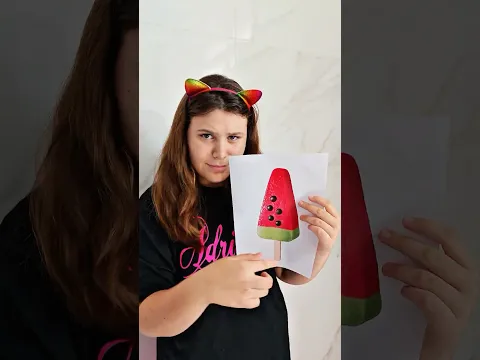 She really wants watermelon ice cream