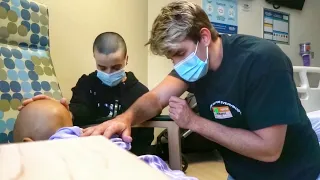 She got diagnosed with cancer. (documentary)