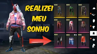 PRIMEIRA VEZ GASTANDO DIAMANTES PEGUEI A CALÇA ANGELICAL NO FREE FIRE