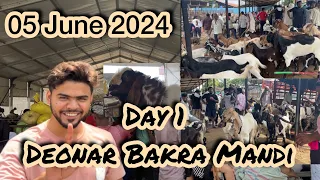 Day 1 | Deonar Bakra Mandi | 05-06-2024 | Today Update Of Deonar Bakra Mandi | Mumbai | 2024 |Bakra