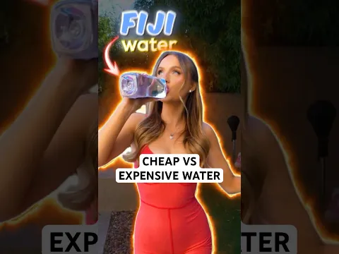 CHEAP VS EXPENSIVE WATER 💦😱 #shorts