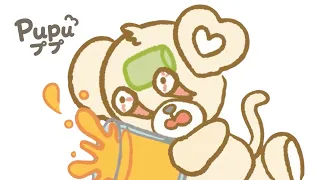 【ププのアニメ】パソコン落として画面バキバキ