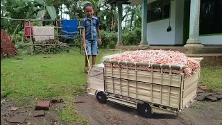 amazing....the process of making mini trucks from start to finish || kerajinan tangan dari  🇲🇨🇲🇨🇲🇨