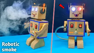 Science Project For Robotic Smoke Machine कैसे बनाये || Making Mini DC Motor Smoke Machine At Home
