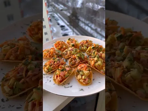 Обалденная закуска на праздничный стол￼