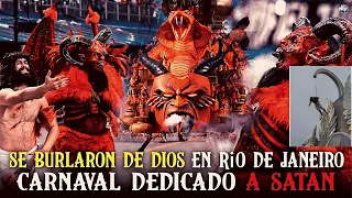 SE BURLARON DE DIOS  en Río de Janeiro y quien representó a Jesús tuvo que ser hospitalizado.